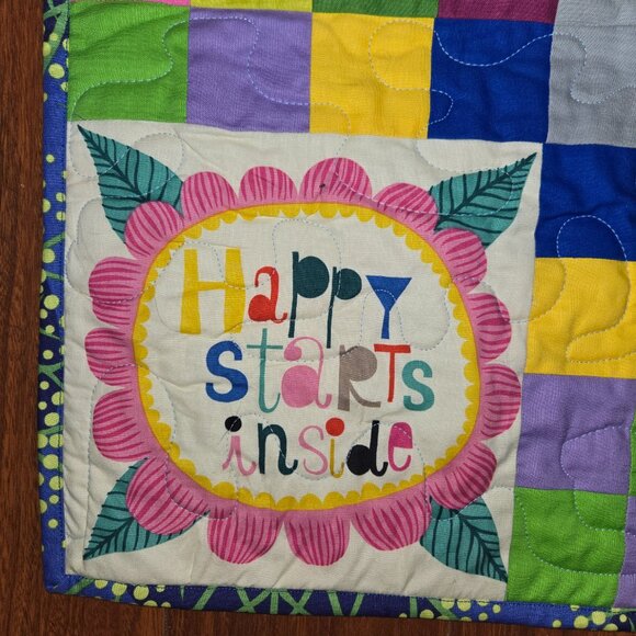 Handmade dog affirmation quilt 44Wx45L - Picture 5 of 8
